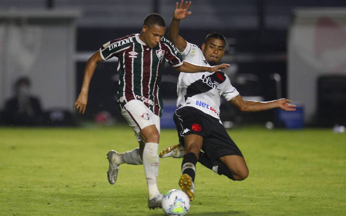Fluminense e Vasco empataram por 1 a 1 - Luciano Belford