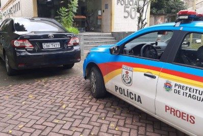 PM recupera carro roubado no Centro de Itaguaí