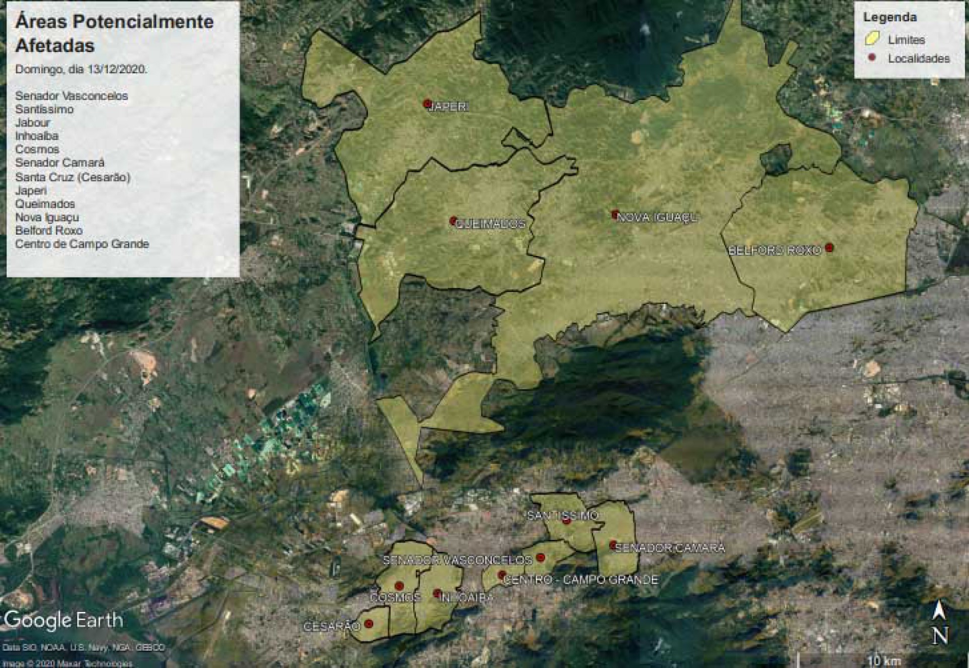 Regi&otilde;es com abastecimento comprometido neste domingo - Divulga&ccedil;&atilde;o / Cedae