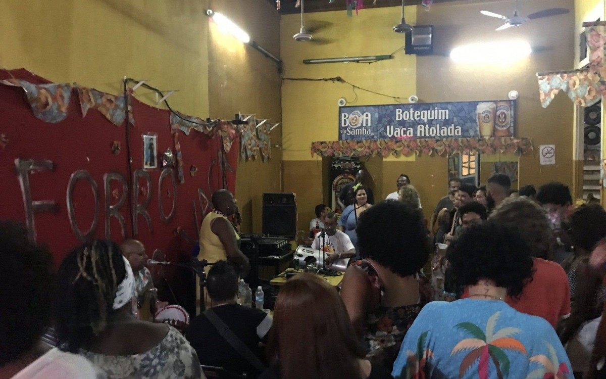 Segundo andar do botequim Vaca Atolada, na Lapa - Thiago Gomide