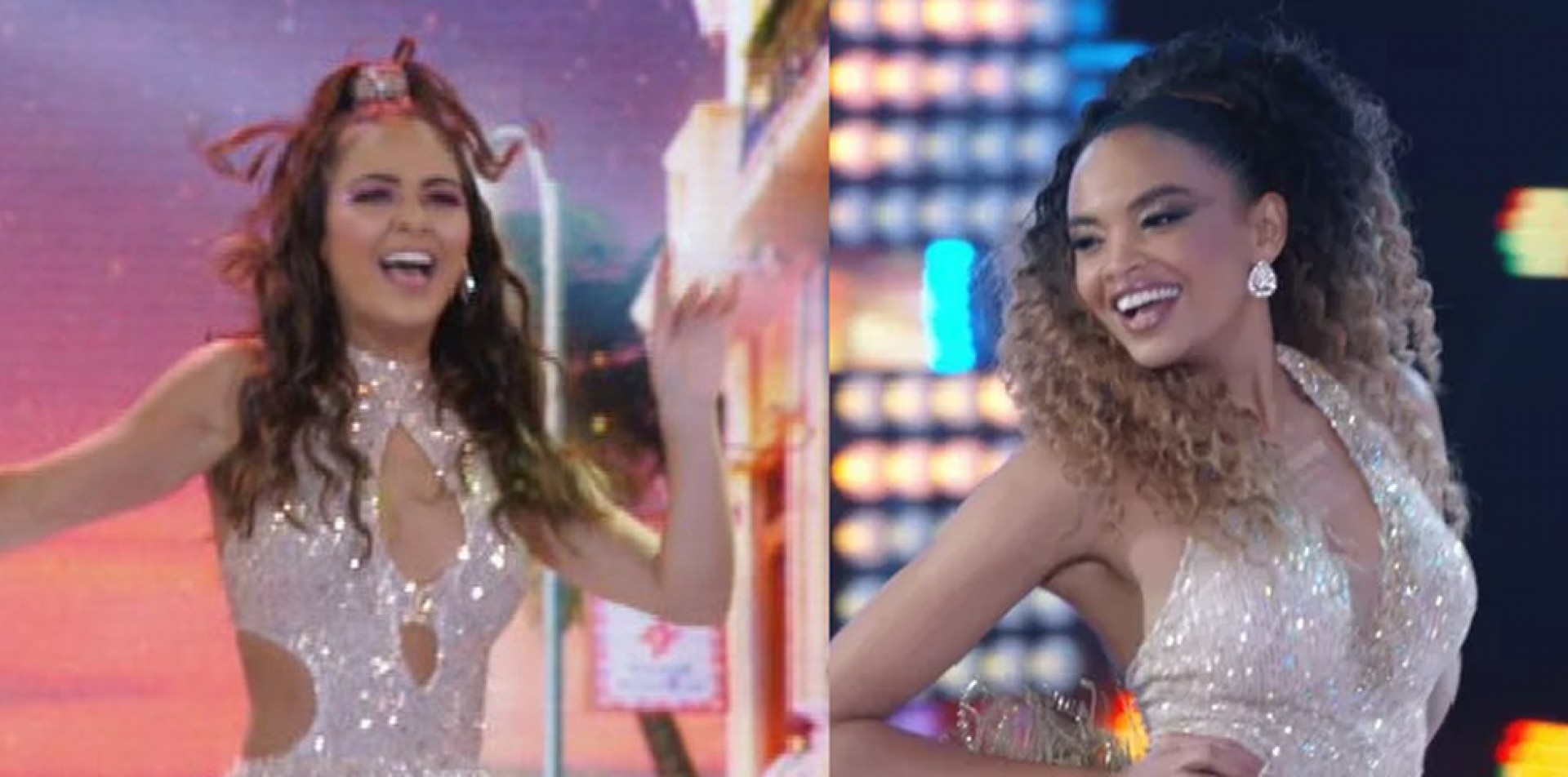 Giullia Buscacio e Lucy Ramos - Reprodução/TV Globo