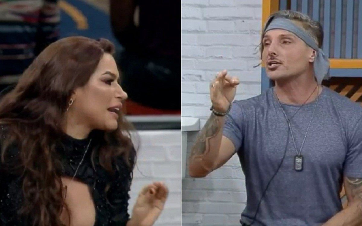 Raissa Barbosa xinga Juliano Ceglia na lava&ccedil;&atilde;o de roupa suja em &rsquo;A Fazenda&rsquo; - Reprodu&ccedil;&atilde;o