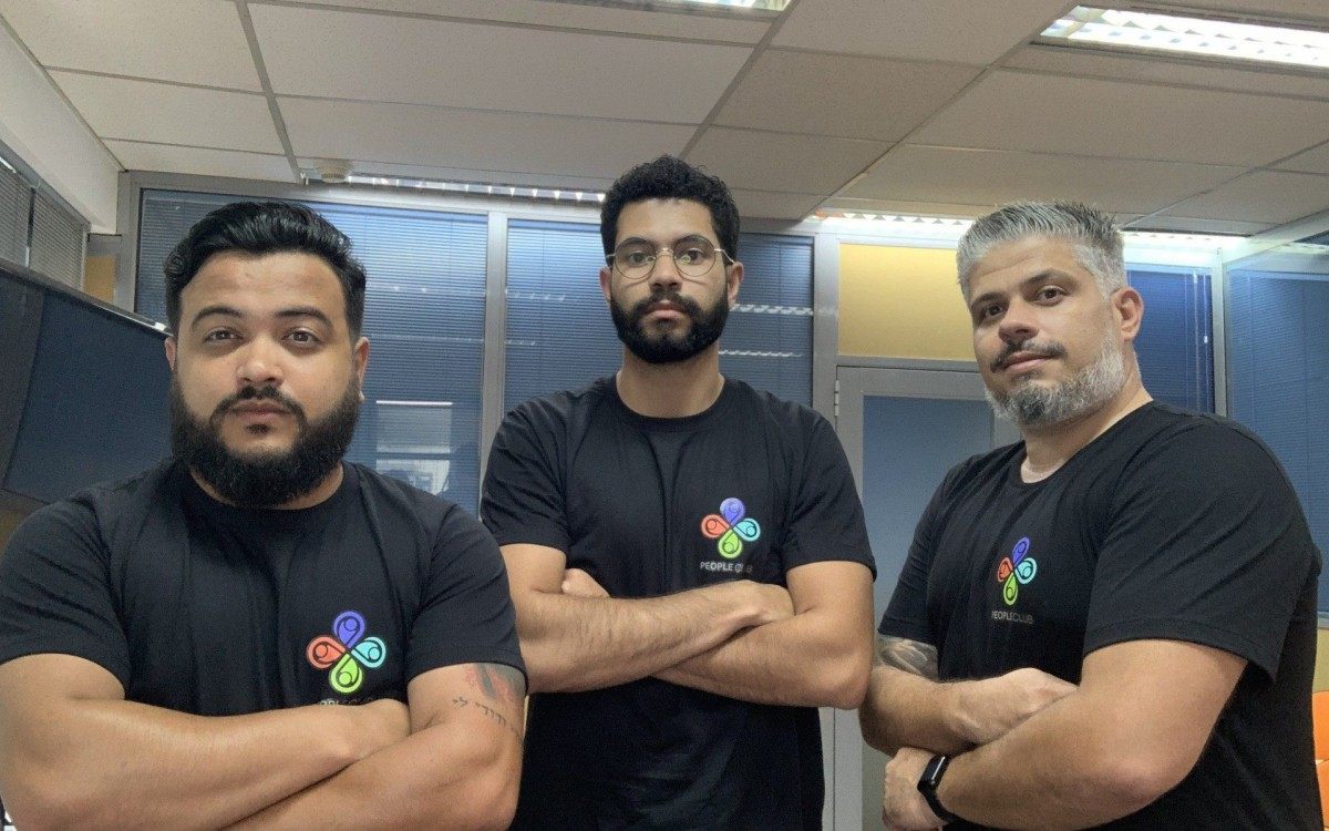 Renan Araújo, Felipe Oliveira e Lúcio Araújo, fundadores do 'People Club'