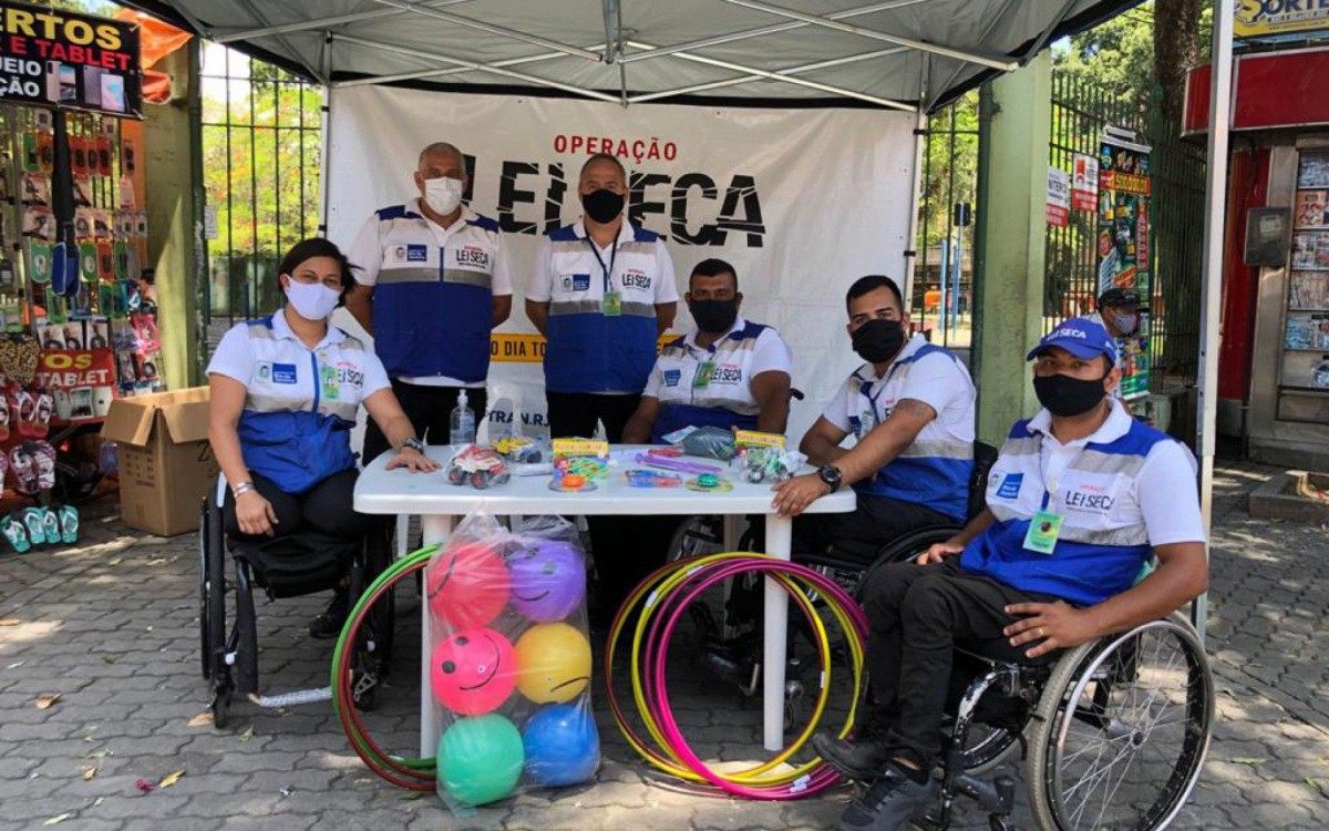 Doações serão feitas por agentes do Segurança Presente e Lei Seca - Governo do Estado do Rio de Janeiro / Divulgação 