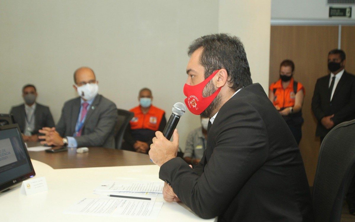 Apresentação pelo governador em exercício, Claudio Castro,do plano de contingência para o verão. 