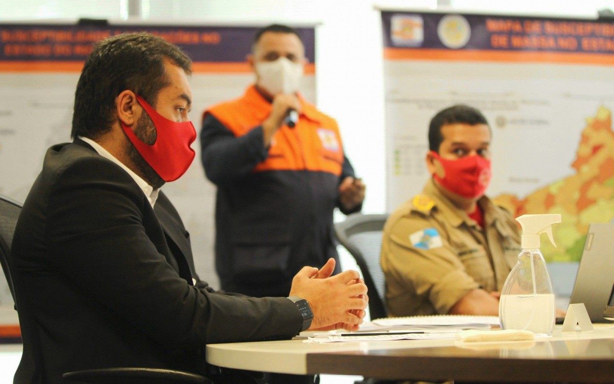 Apresenta&ccedil;&atilde;o pelo governador em exerc&iacute;cio, Claudio Castro,do plano de conting&ecirc;ncia para o ver&atilde;o.  - Estefan Radovicz / Agencia O Dia