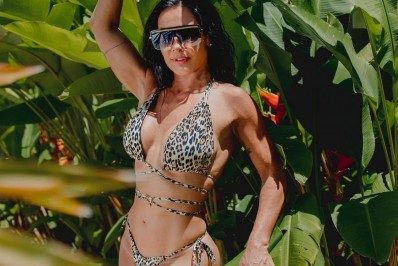 Scheila Carvalho usa biquíni de onça e corpão da ex-dançarina ganha elogios dos fãs