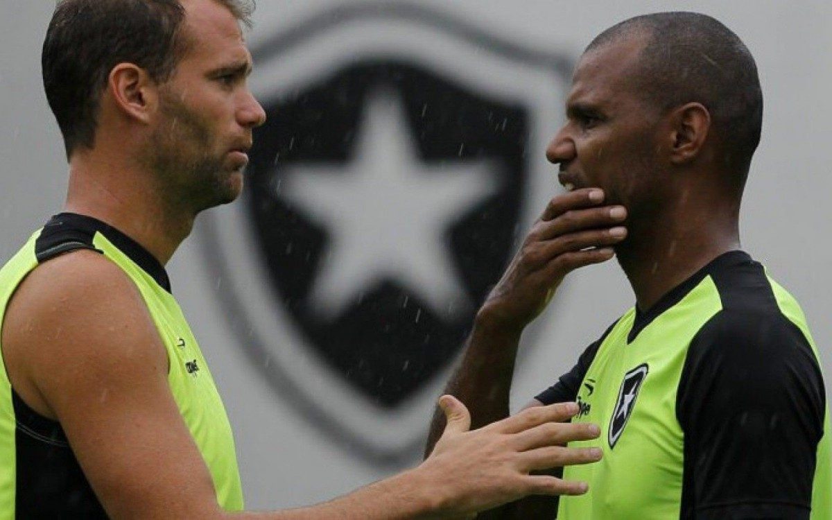 Joel Carli e Jefferson - Vitor Silva/SSPress/Botafogo