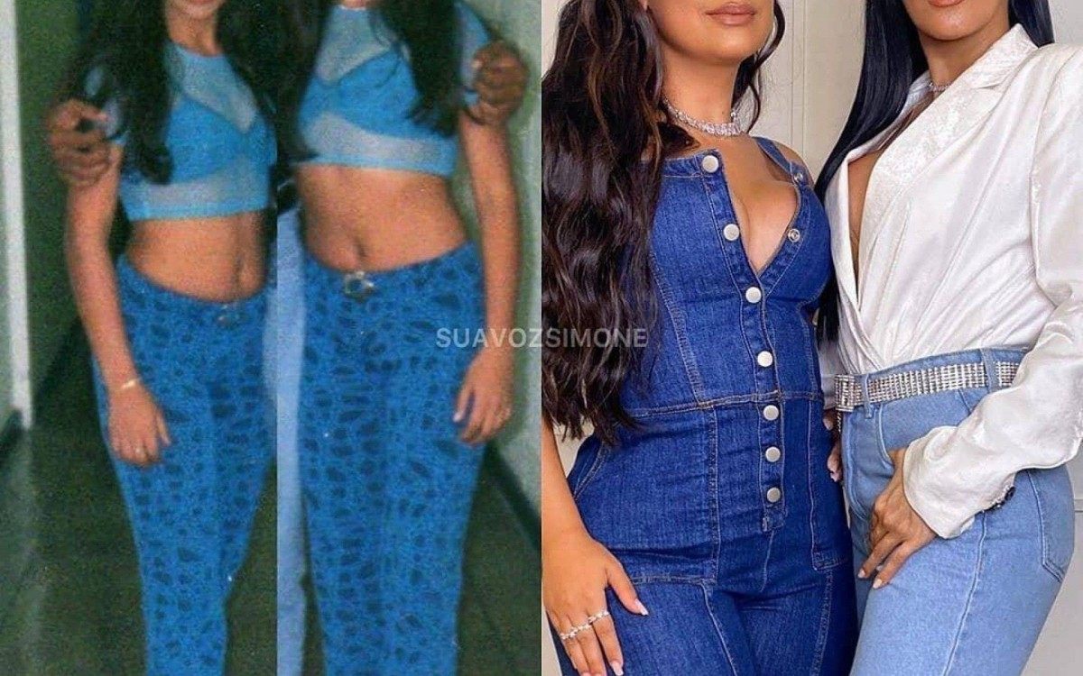 Antes e depois da fama de Simone e Simaria