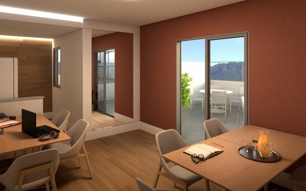 Espaço coworking de empreendimento no Encantado que tem unidades a partir de R$ 169 mil Espaço coworking de empreendimento no Encantado que tem unidades a partir de R$ 169 mil