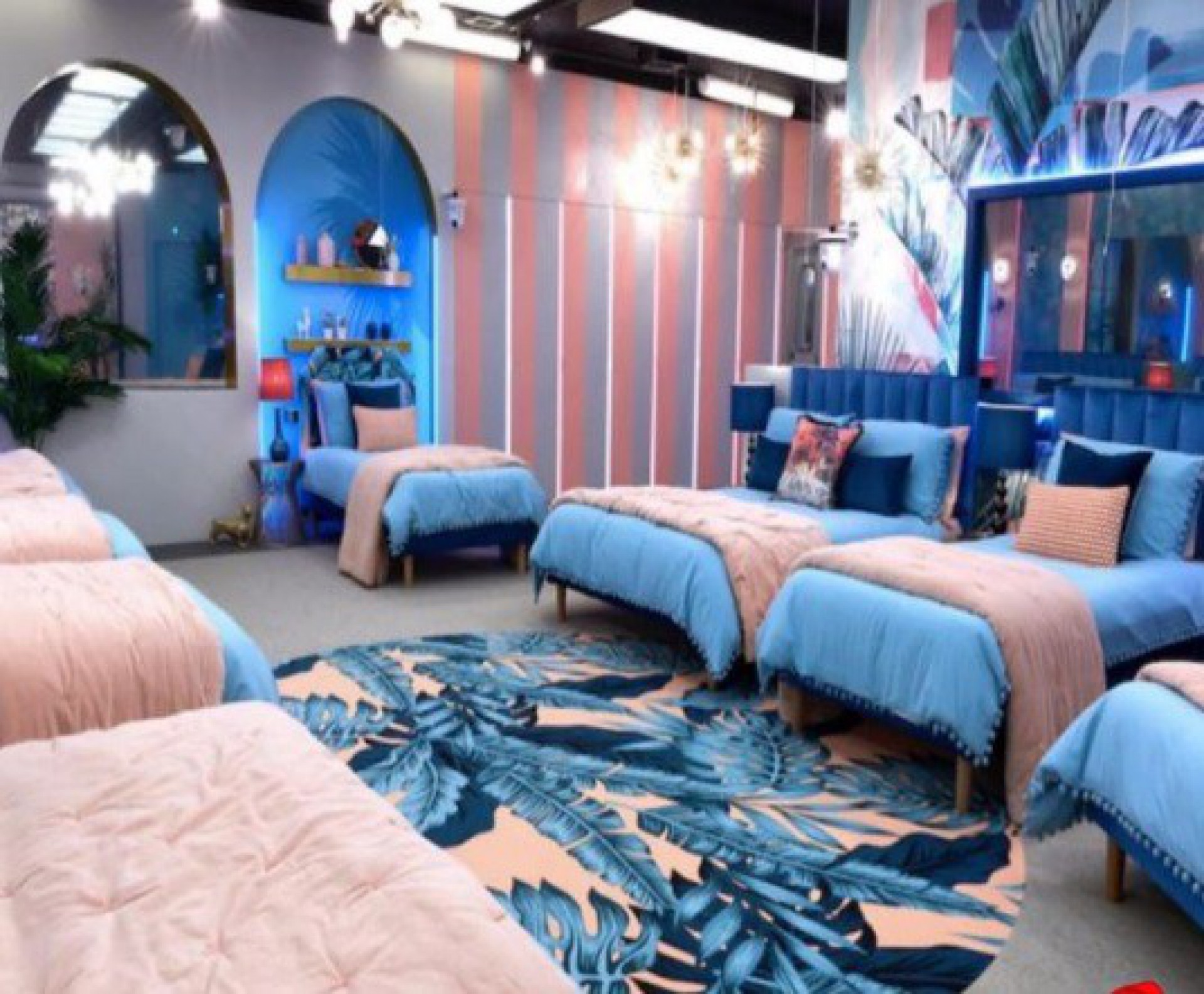 Um dos quartos do 'BBB21' - Reprodução