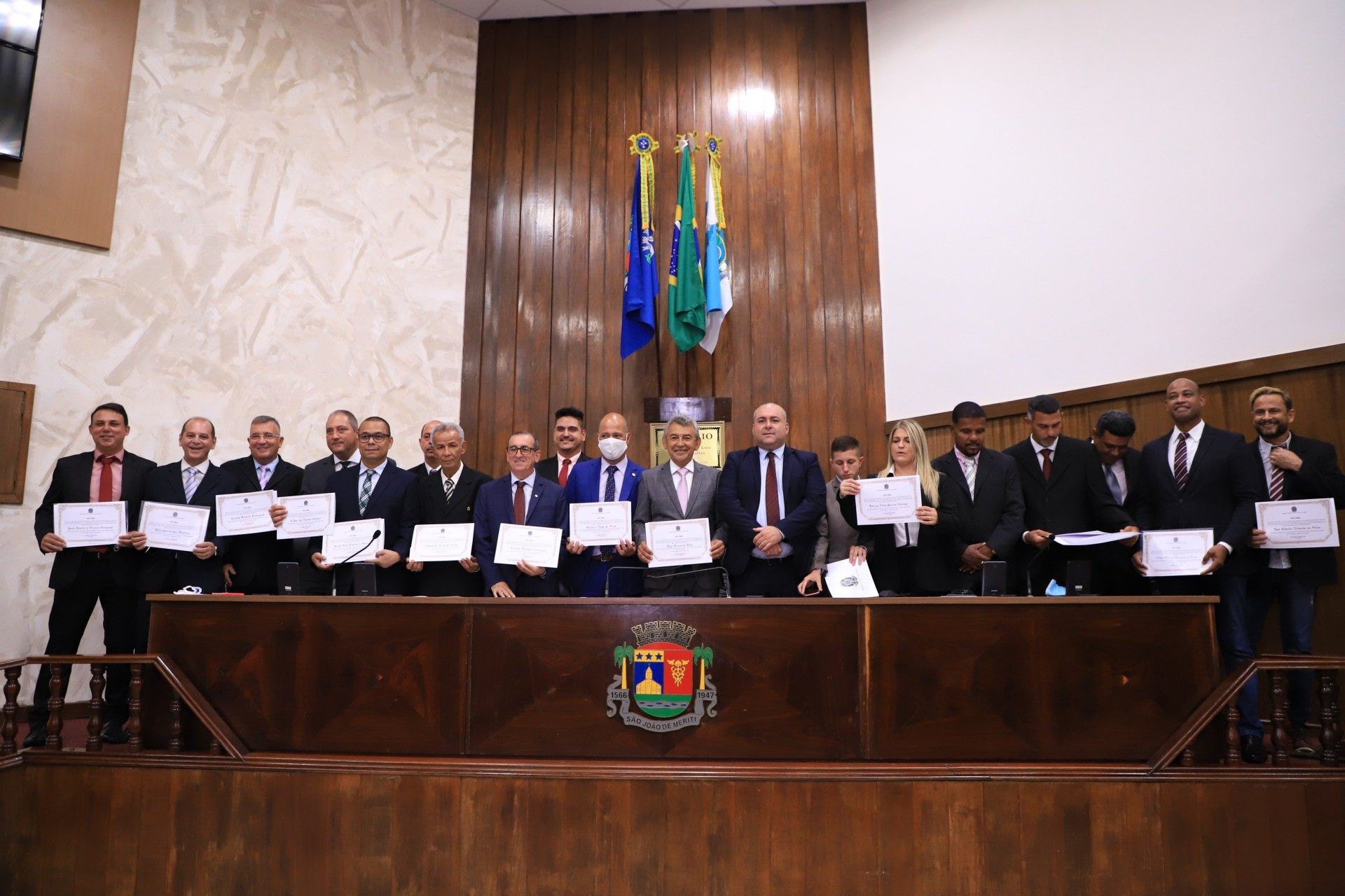 Diploma&ccedil;&atilde;o dos 21 vereadores eleitos para o Legislativo em S&atilde;o Jo&atilde;o de Meriti - Divulga&ccedil;&atilde;o