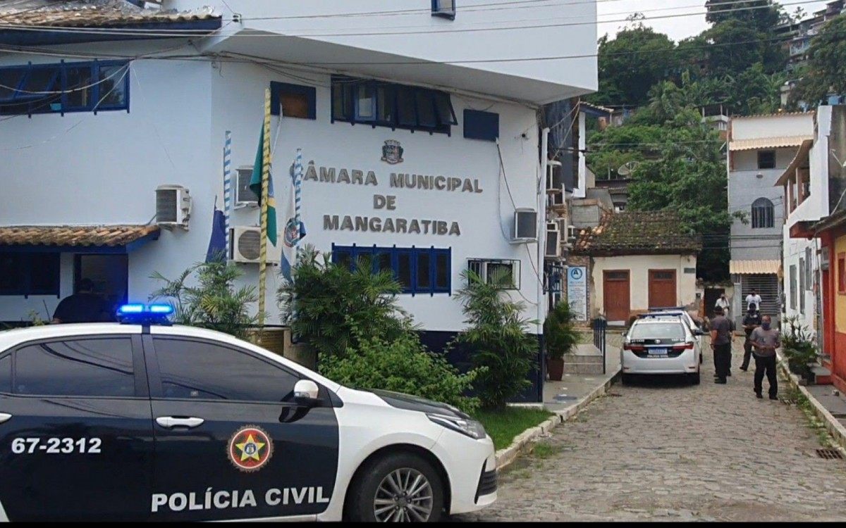 Polícia Civil cumpre mandados de busca e apreensão na Câmara Municipal de Mangaratiba - Reprodução