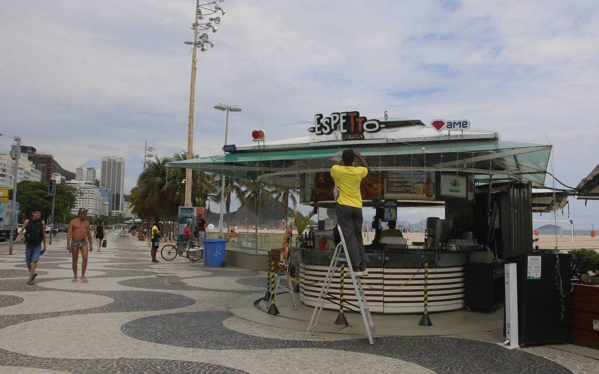 Ap&oacute;s decis&atilde;o do prefeito Eduardo Paes, o funcionamento dos quiosques est&aacute; proibido, entre outras medidas que passam a valer nesta sexta-feira