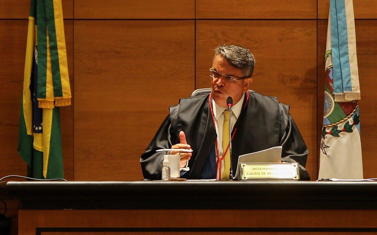 TJ ouve testemunhas no caso do governador afastado, Wilson Witzel, presidida pelo desembargador Claudio de Mello Tavares - Estefan Radovicz / Agencia O Dia