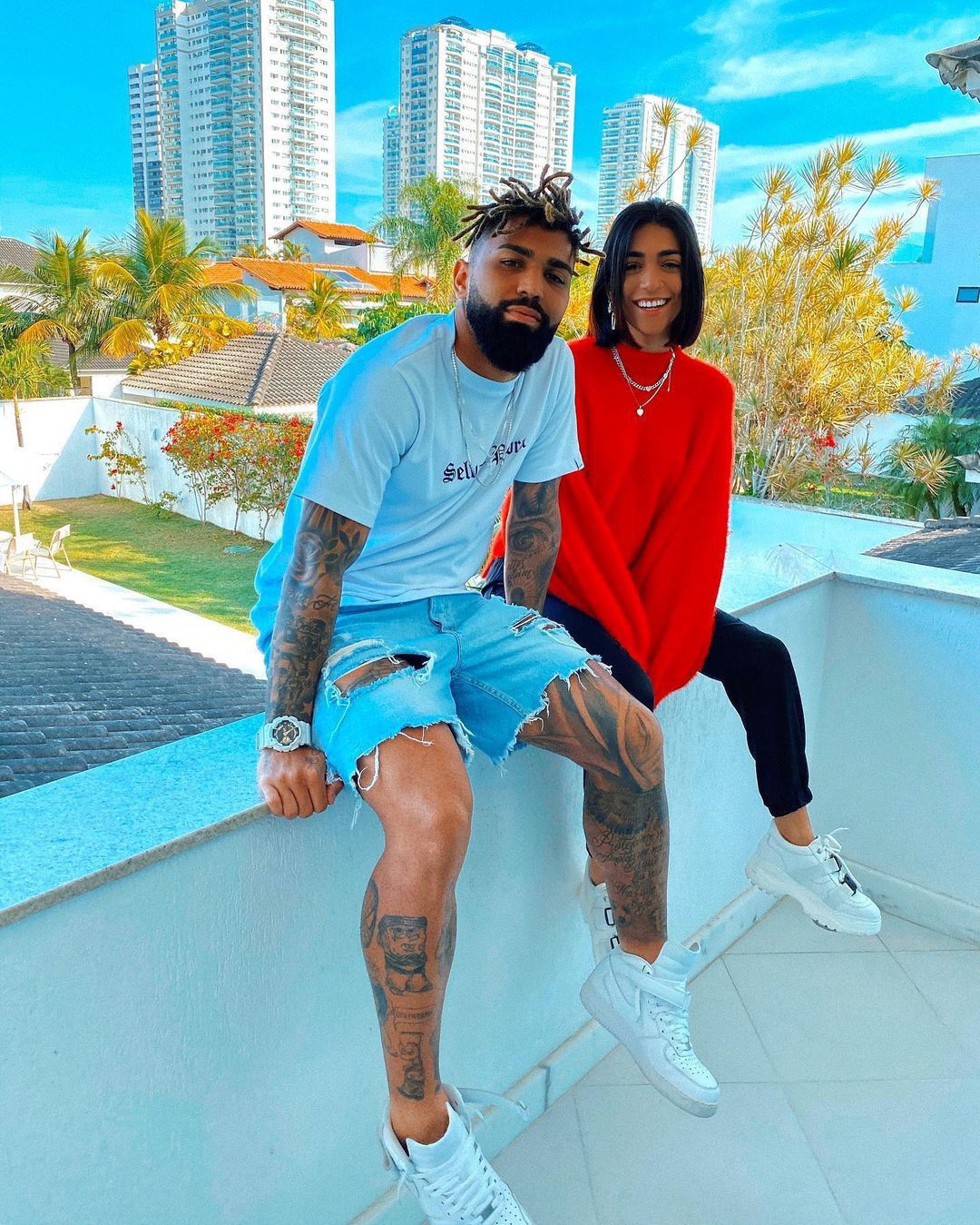 Dhiovanna Barbosa e Gabigol - Reprodução