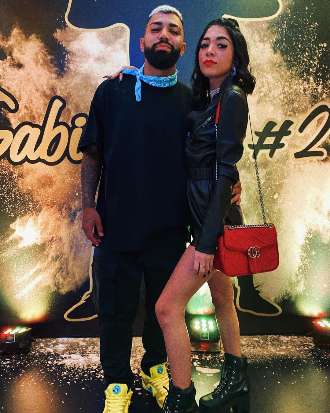 Dhiovanna Barbosa e Gabigol - Reprodução