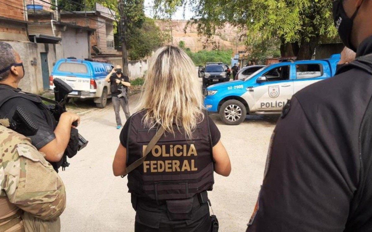 Opera&ccedil;&atilde;o da PF contra pornografia infantil  - Divulgação / PF