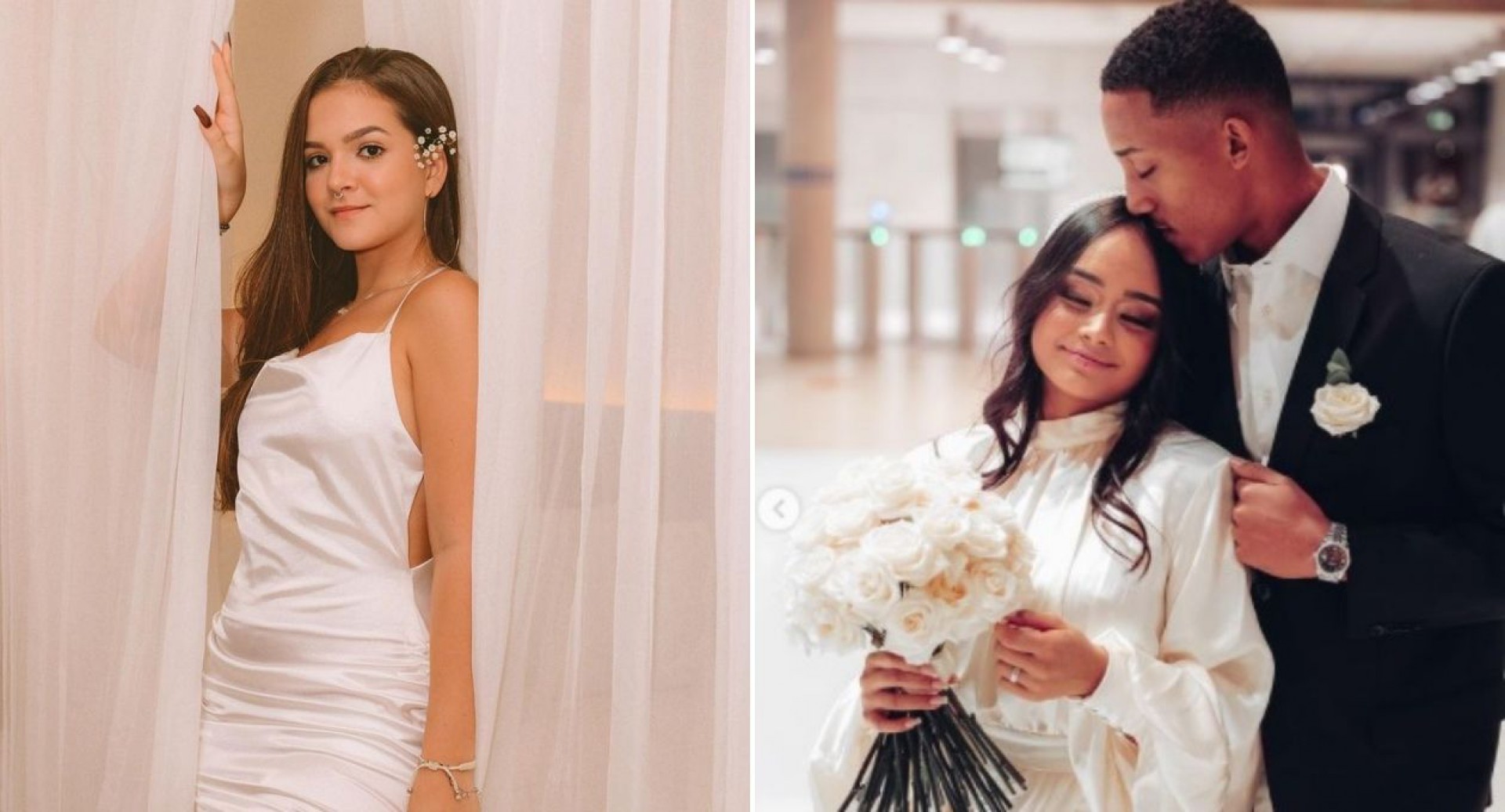 Mel Maia e o casal João Pedro e Carol - Reprodução/Montagem