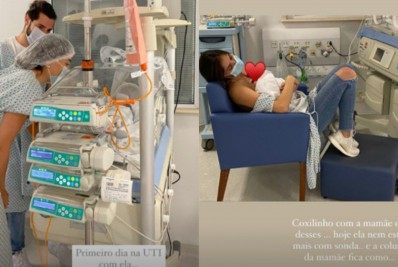 Esposa de Alok se reencontra com a filha após parto prematuro: 'Um dia de cada vez' 