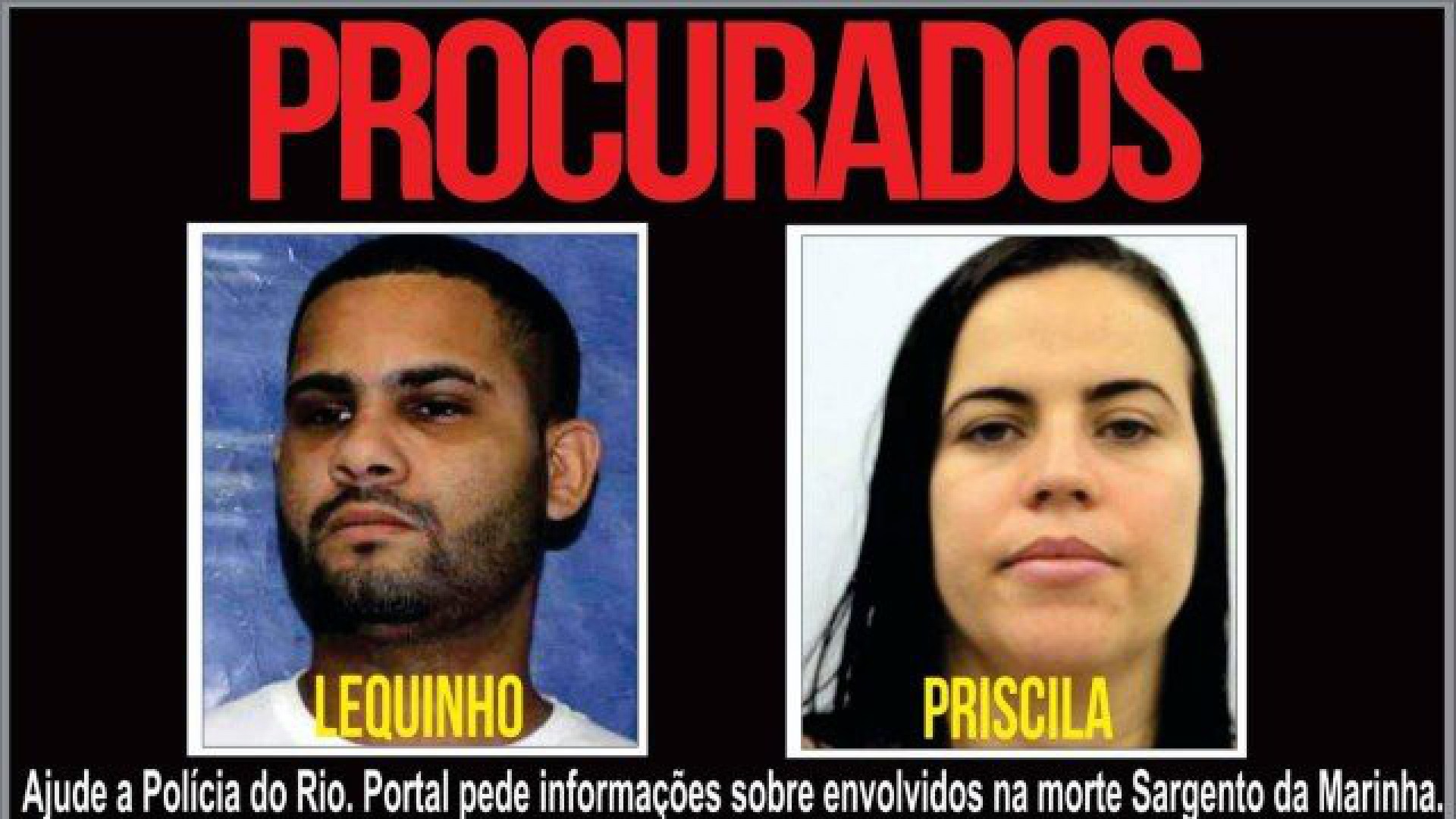 Polícia Civil prende ex e amante acusados de planejar morte de sargento da Marinha