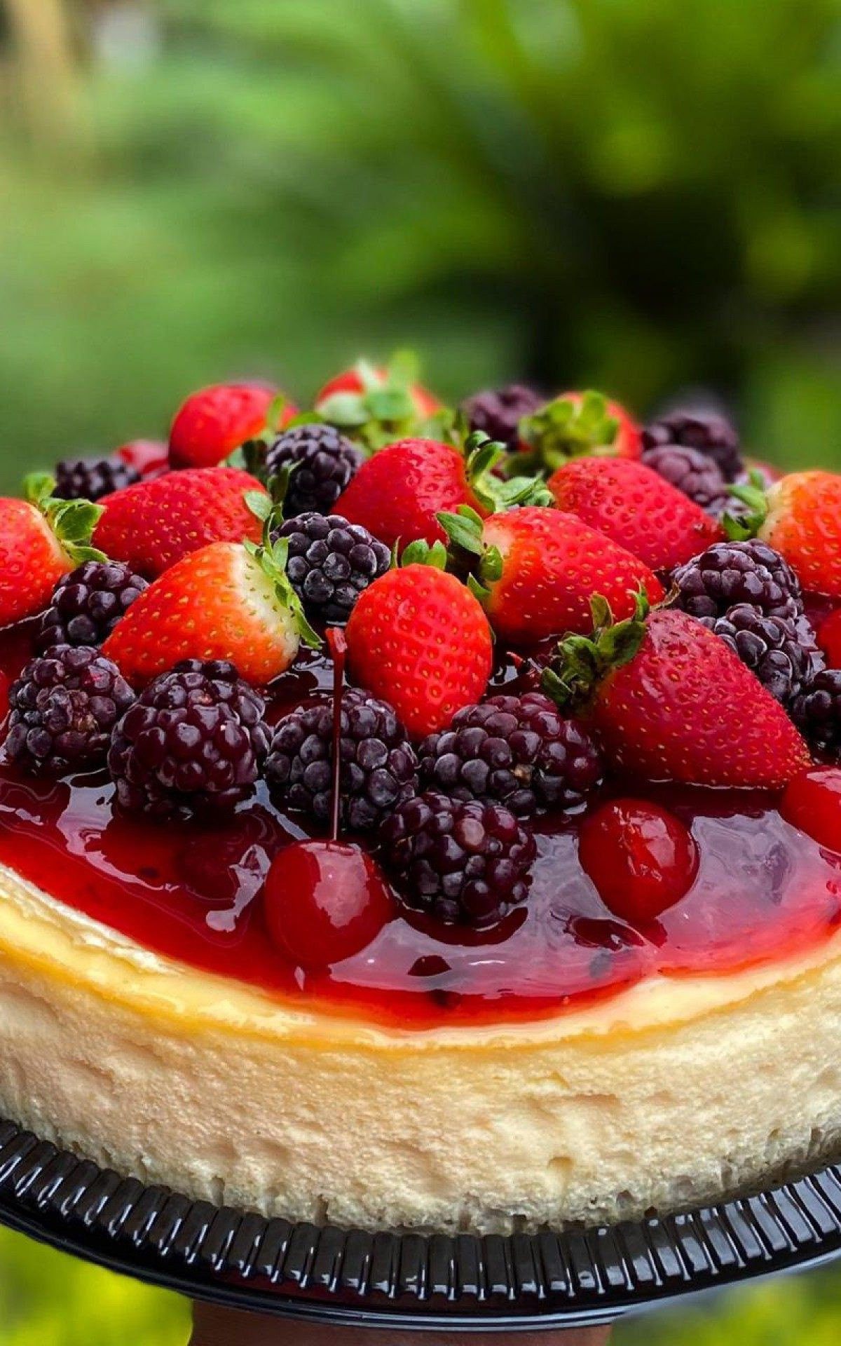 Cheesecake especial de Natal do Odilar