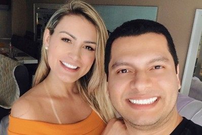 Censurada! Marido proíbe Andressa Urach de dar entrevistas 