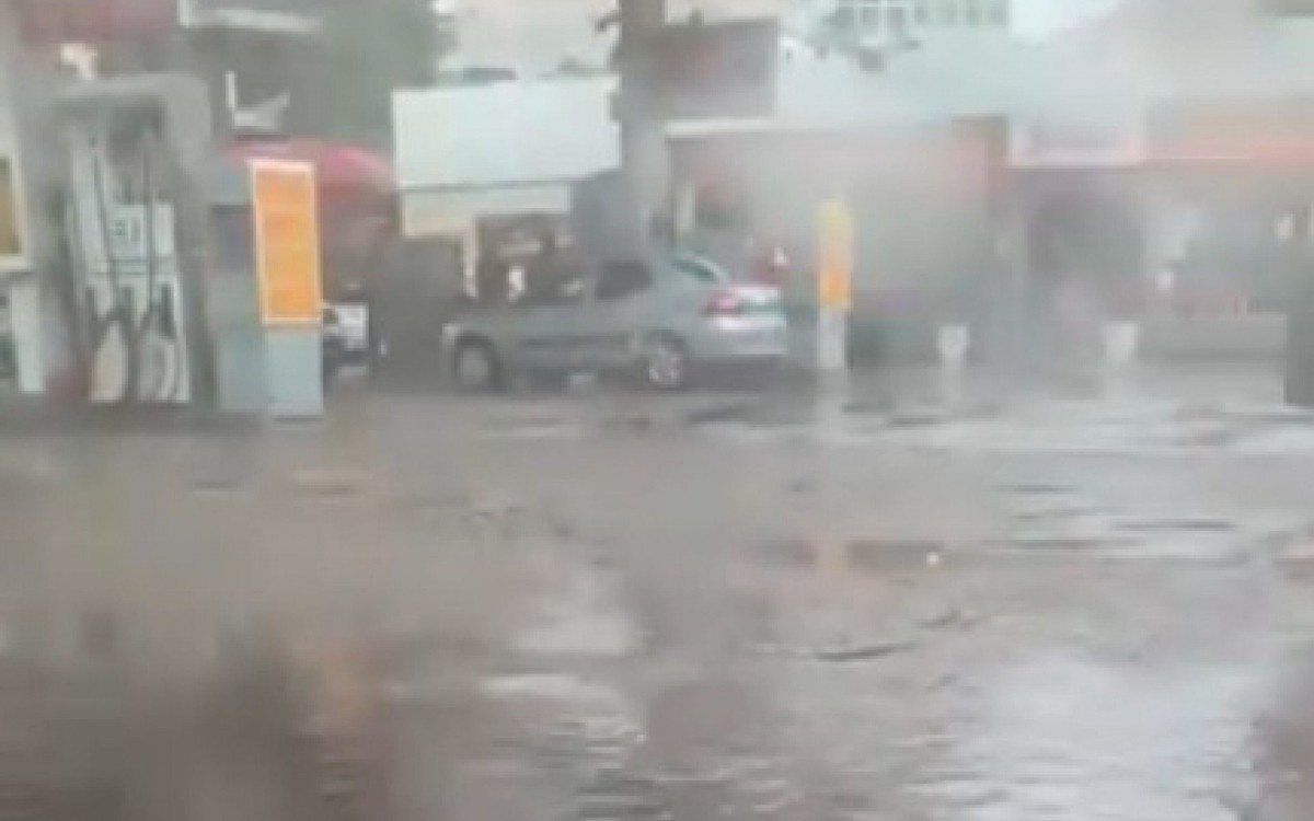 Tijuca debaixo dágua - Reprodução Twitter