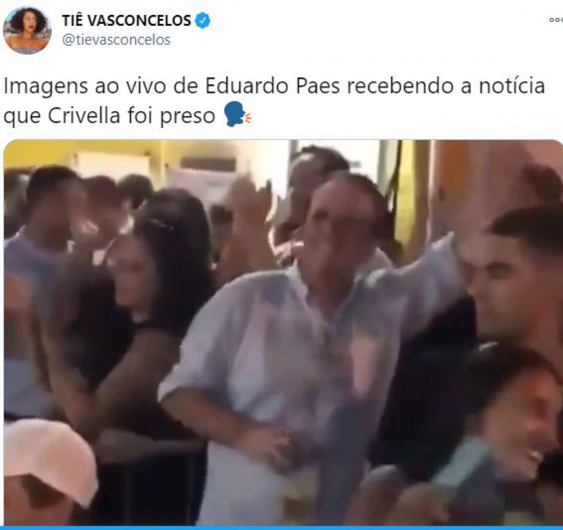 Internautas comentaram prisão de Crivella e relembram profecia a Paes - Reprodução Twitter