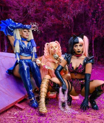 Pabllo Vittar, Lu&iacute;sa Sonza e Anitta - Divulga&ccedil;&atilde;o