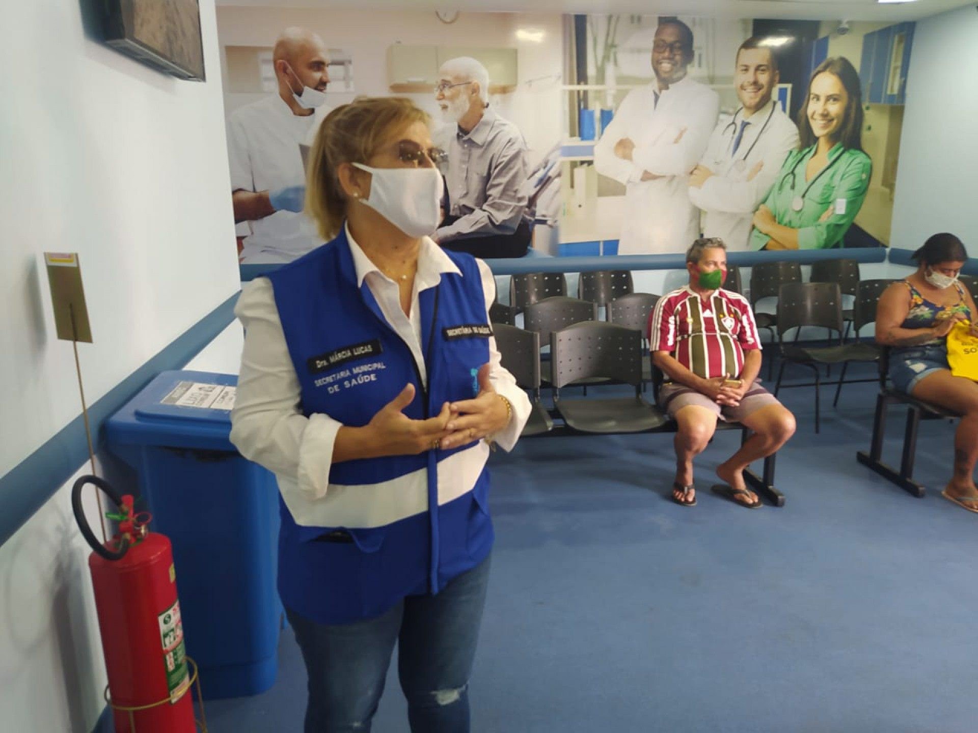 Secret&aacute;ria de Sa&uacute;de de Meriti, Dr&ordf; Marcia Lucas. - Divulga&ccedil;&atilde;o/ PMSJM