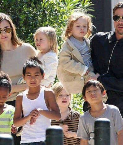 Brad Pitt e Angelina Jolie  - Reprodução da internet