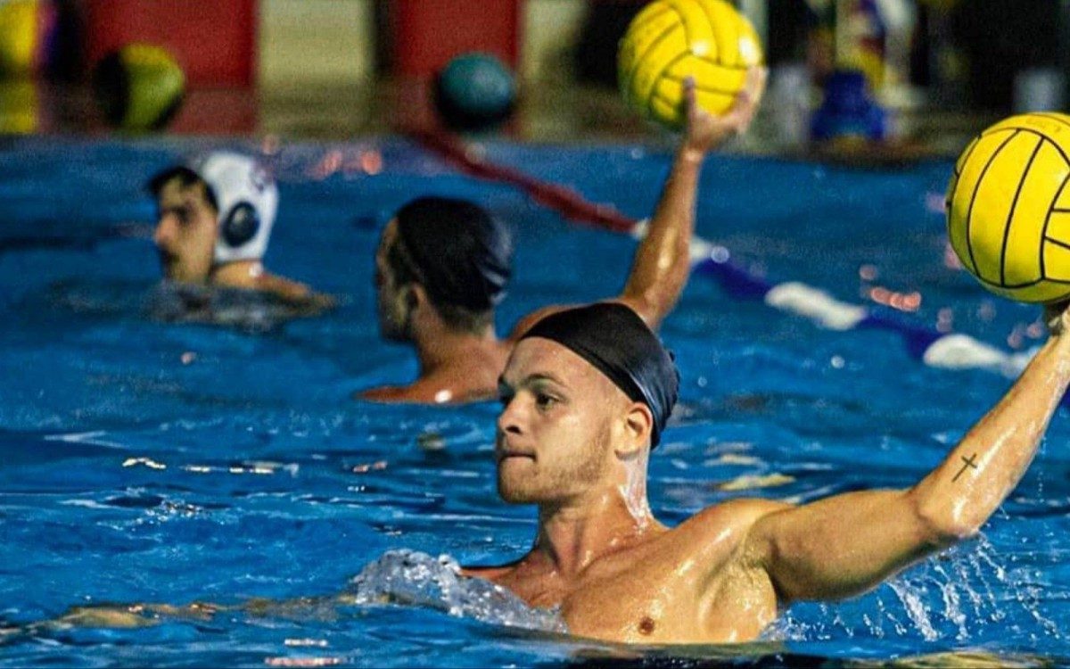 Andrey Lopes da Conceição é atleta de pólo aquático e funcionário do Flamengo