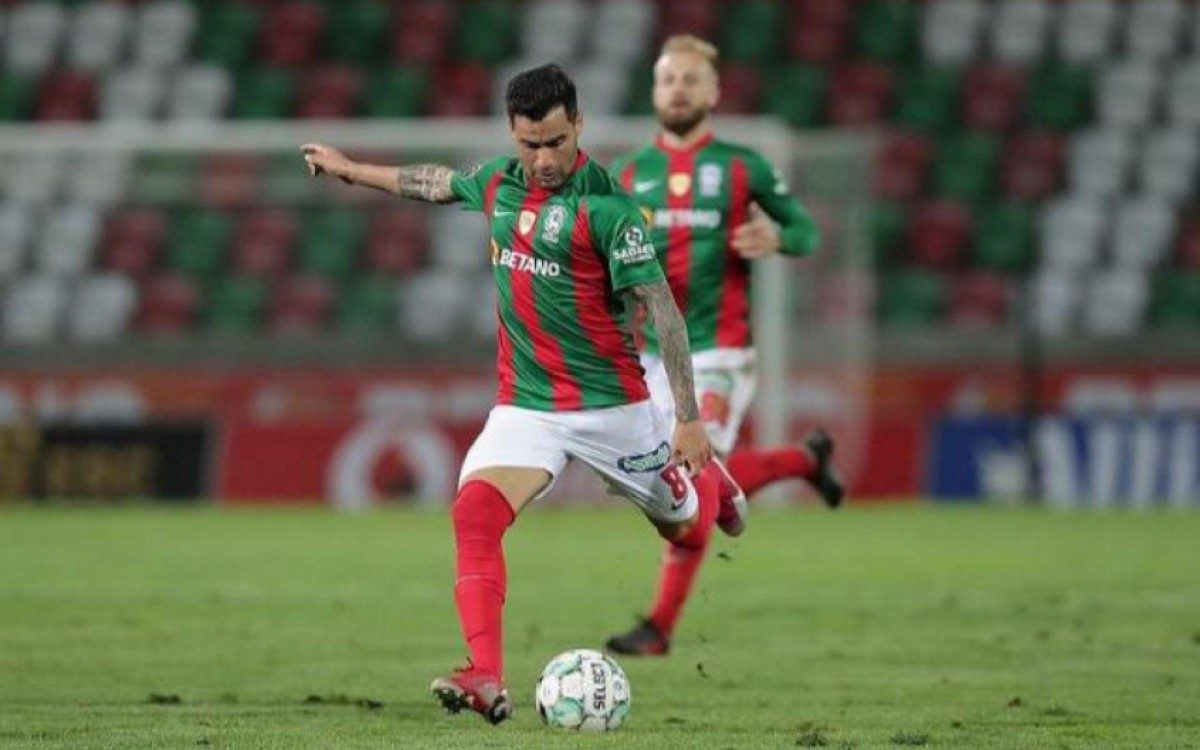 O argentino Jorge Correa é o camisa 8 do Marítimo, de Portugal - Reprodução/Instagram