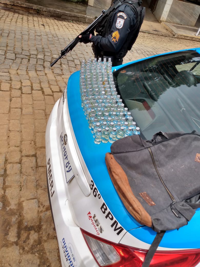 PM realizou ação de combate ao crime na localidade chamada Ponte Seca. - Foto: divulgação