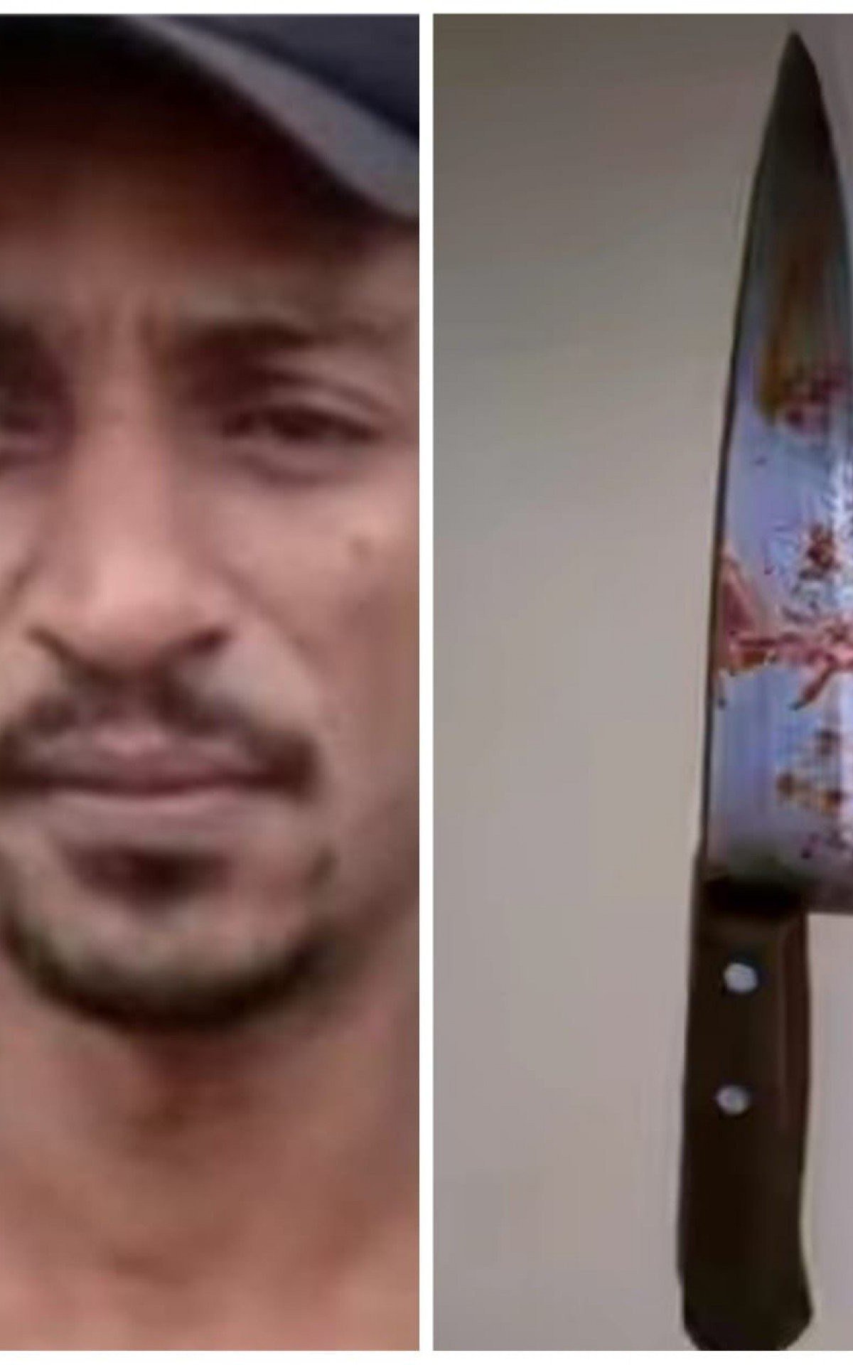 Homem &eacute; morto a facada pela filha, ap&oacute;s agredir esposa em Campos. - Reprodu&ccedil;&atilde;o/Redes Sociais