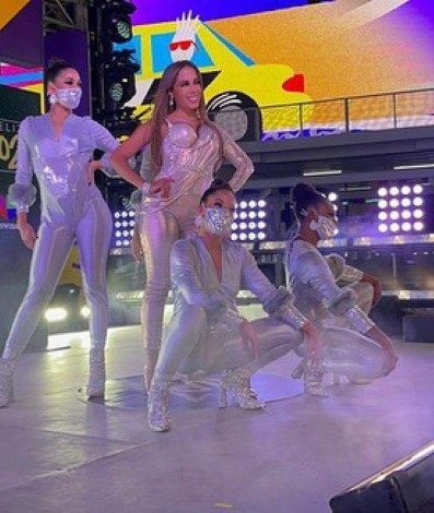 Anitta se apresenta na Times Square - Reprodução