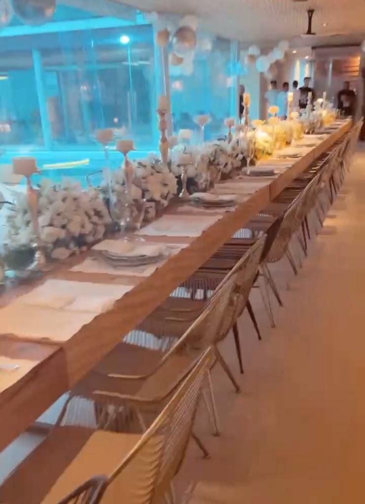 Neymar mostra sua mesa da ceia da virada - reprodução Instagram