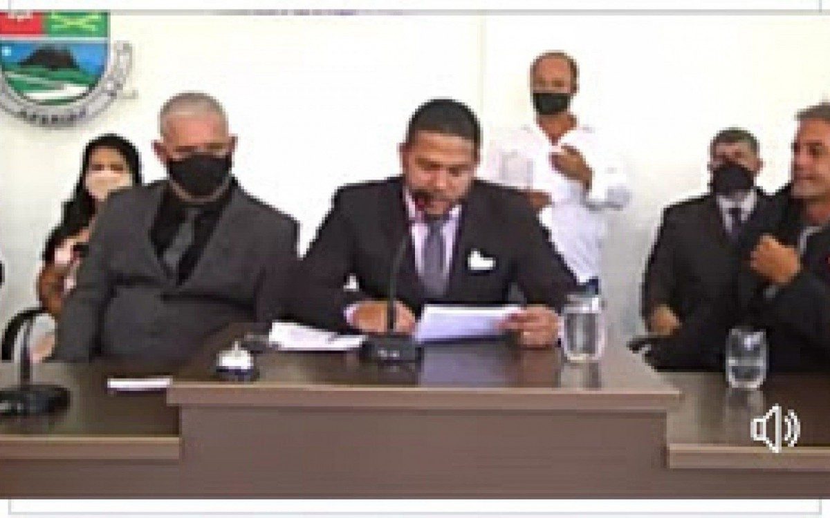 Solenidade de posse do novo prefeito, vice e vereadores de Aperibé, no Noroeste Fluminense.