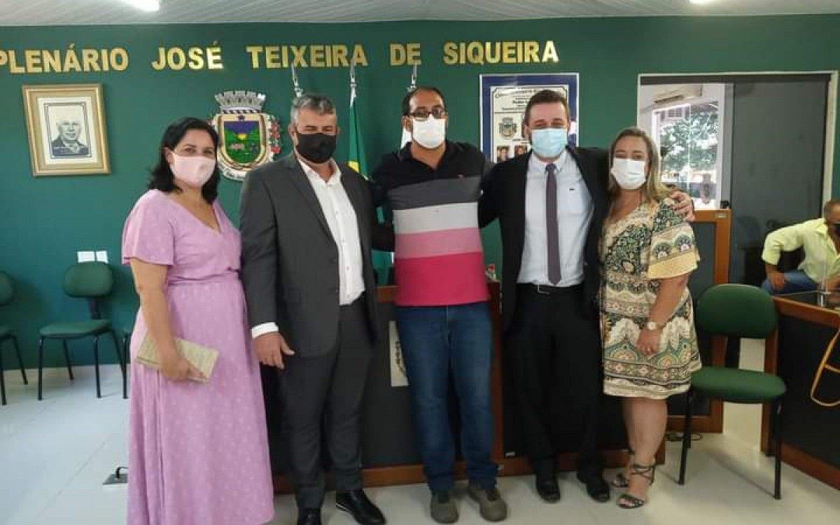 Posse dos eleitos em São José de Ubá, no Noroeste Fluminense.