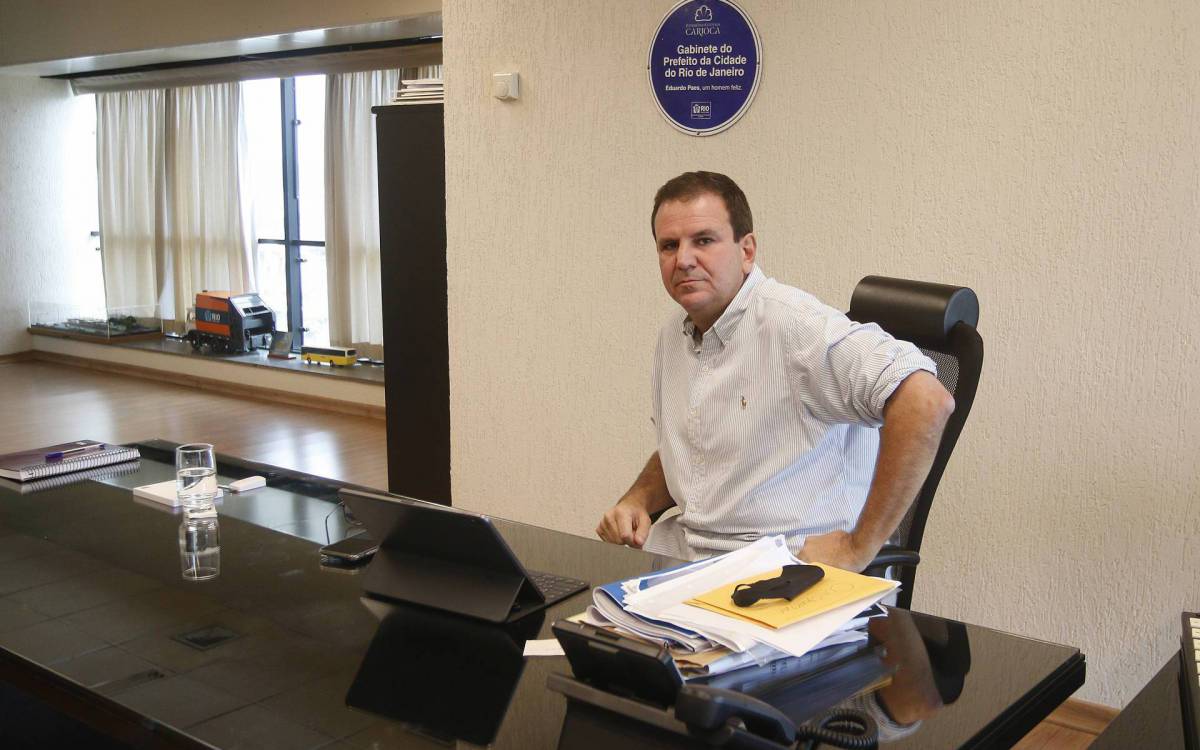 Prefeito do Rio, Eduardo Paes - Reginaldo Pimenta / Agencia O Dia