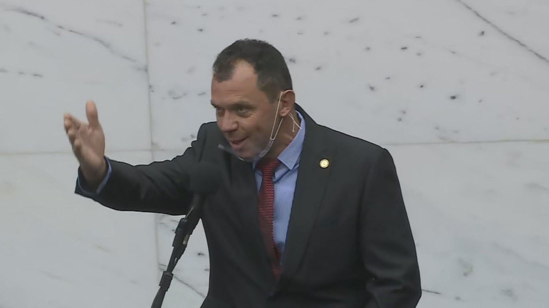 Vereador Rubão (PP) pediu namorada em casamento - Reprodução TV Globo