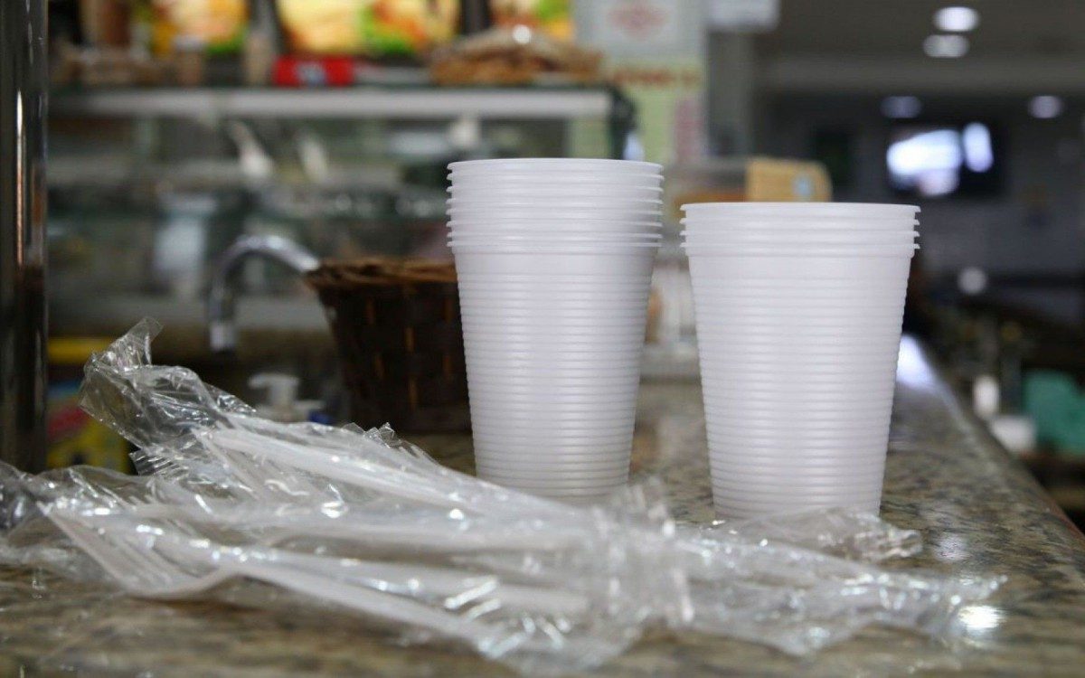 Prefeitura sanciona lei que proíbe o fornecimento de produtos descartáveis feitos de plástico em estabelecimentos comerciais na cidade de São Paulo - Rovena Rosa/Agência Brasil