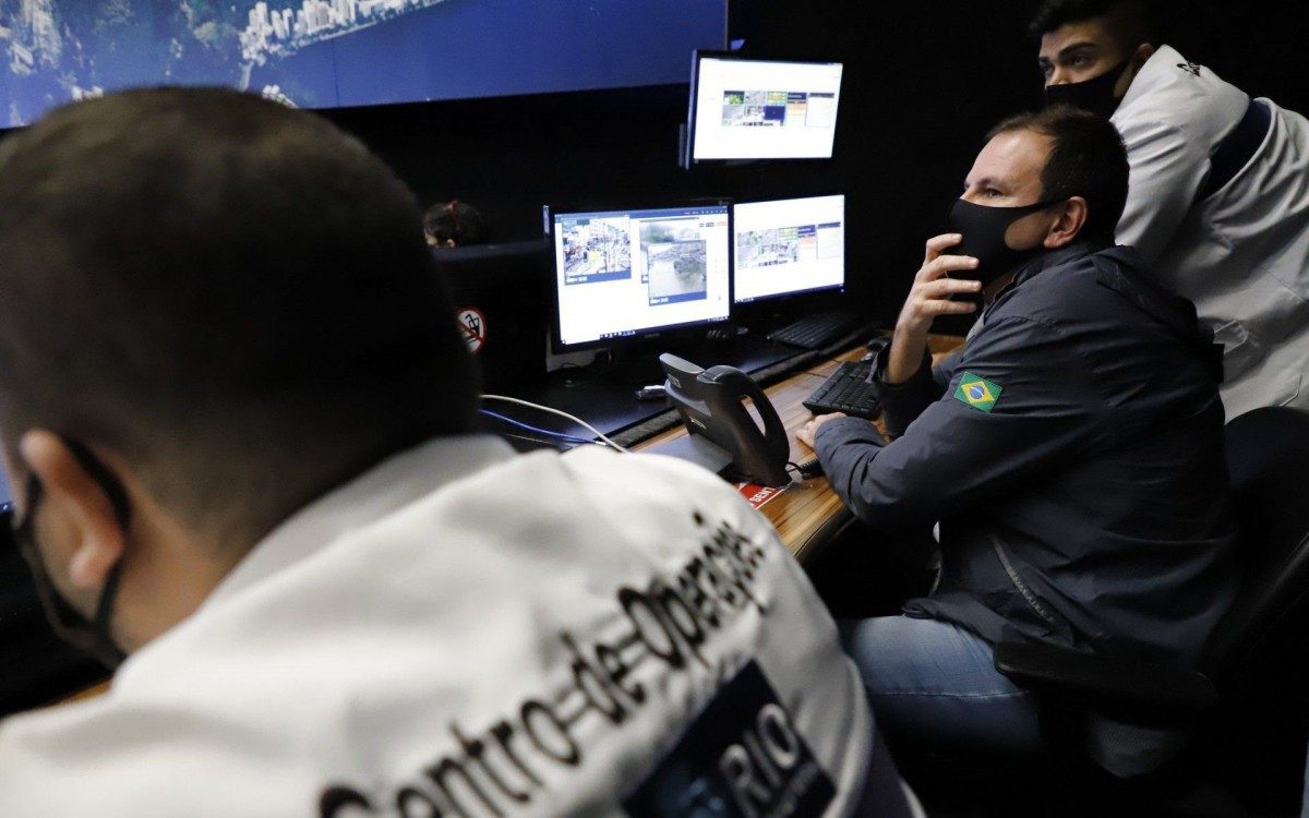 O novo centro funcionária dentro do COR - Beth Santos / Prefeitura do Rio 