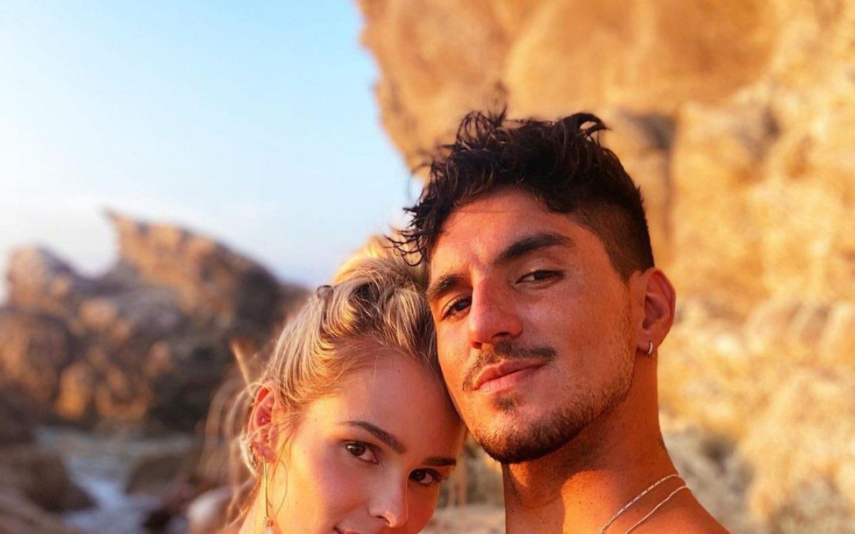 Yasmin Brunet e Gabriel Medina  
