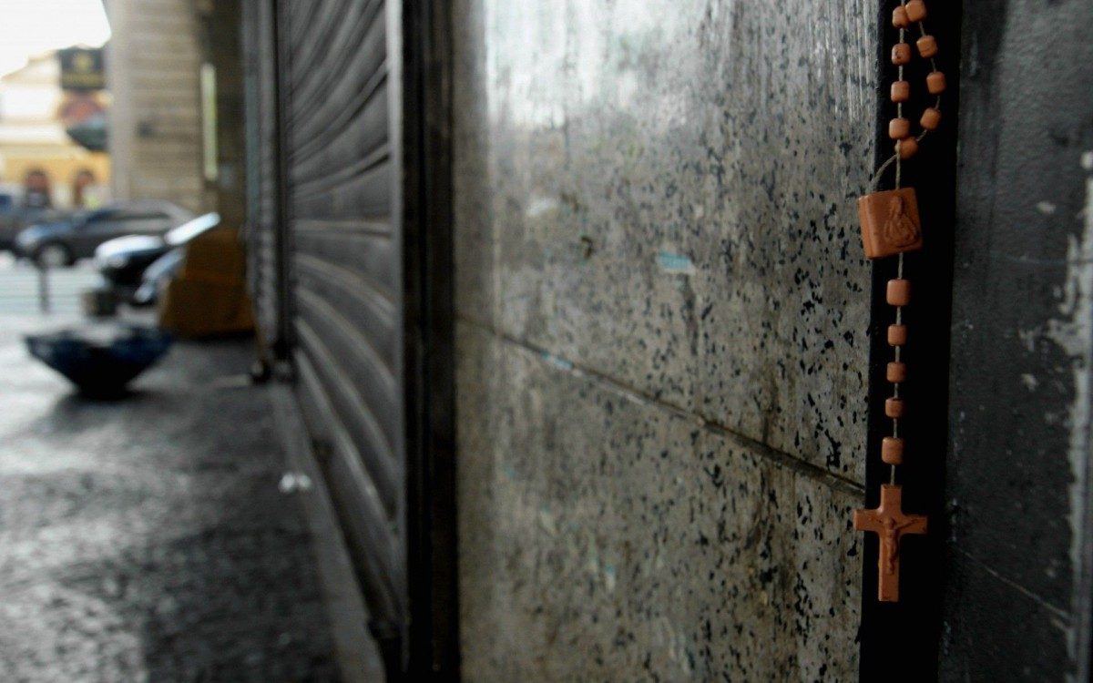 Ação da Secretaria de Assistencia Social no Centro.