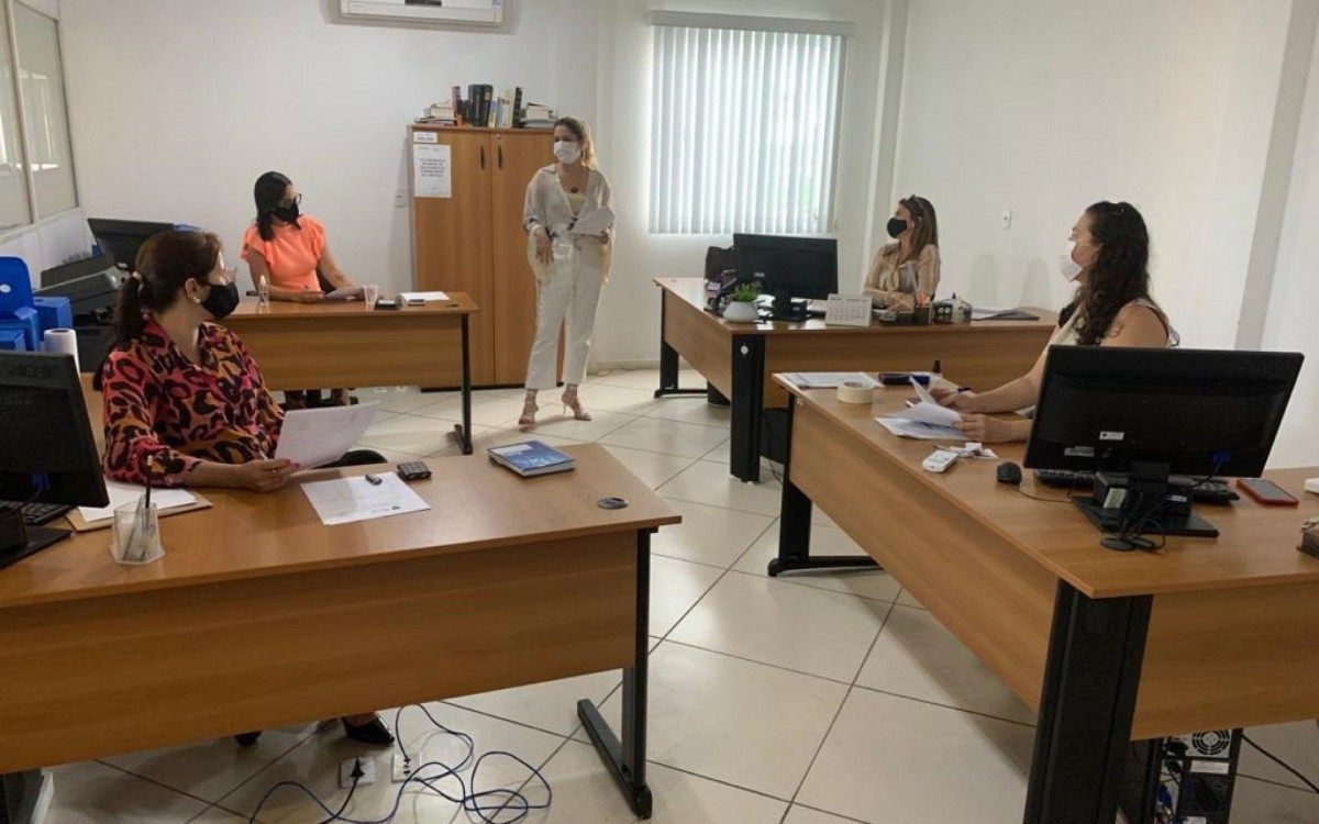 Equipe do órgão se reuniu com a finalidade de estruturar o órgão e retomar os atendimentos presenciais. - Ascom