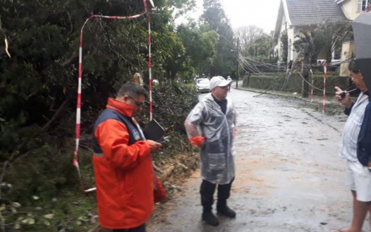 Defesa Civil registrou mais de 100 ocorrências na cidade após as chuvas - Divulgação