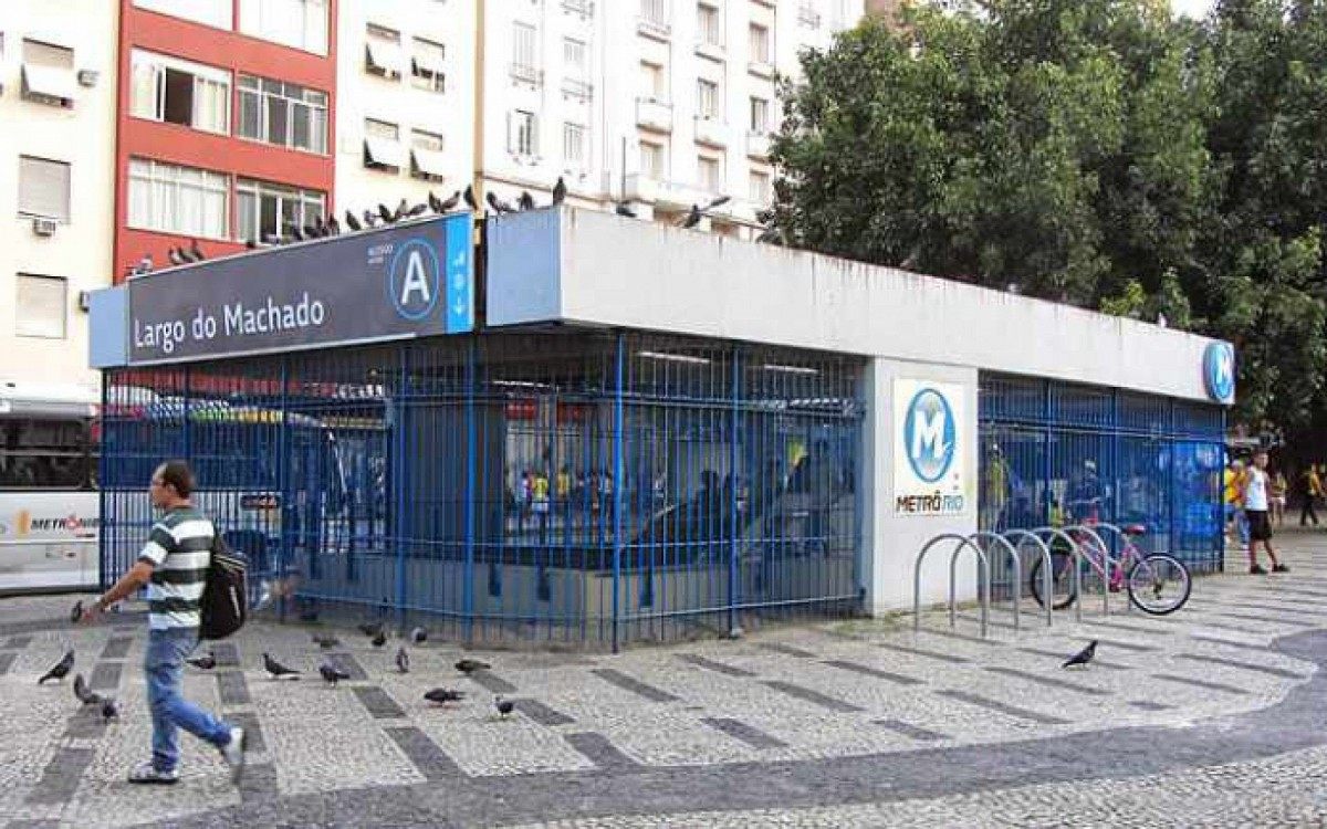 Estação de Metrô do Largo do Machado - Divulgação