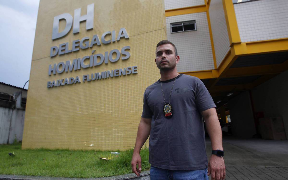 Rio de Janeiro 06/01/2021 - Entrevista com o Delegado titula Uriel Alc&acirc;ntara. Foto: Luciano Belford/Agencia O Dia